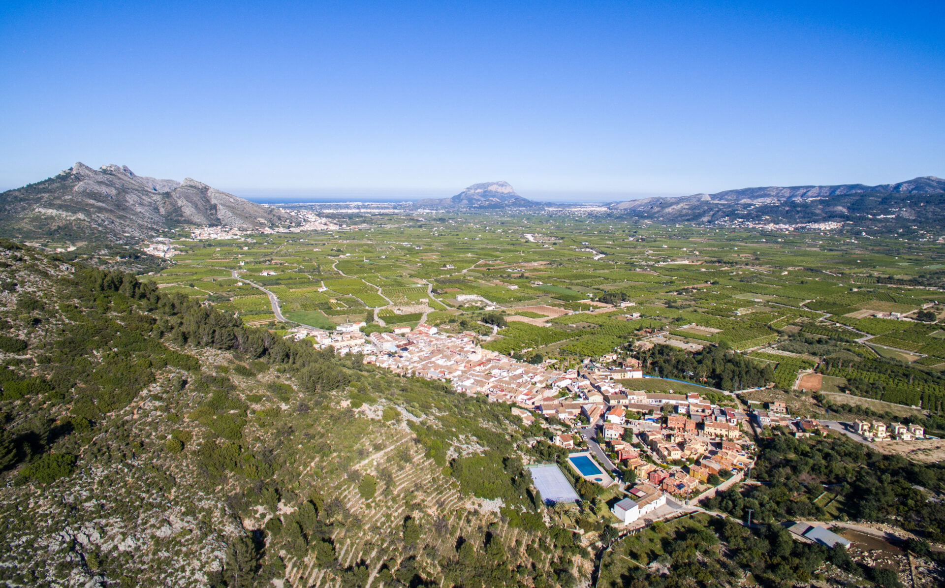 Vistes de Sagra. La Vall
