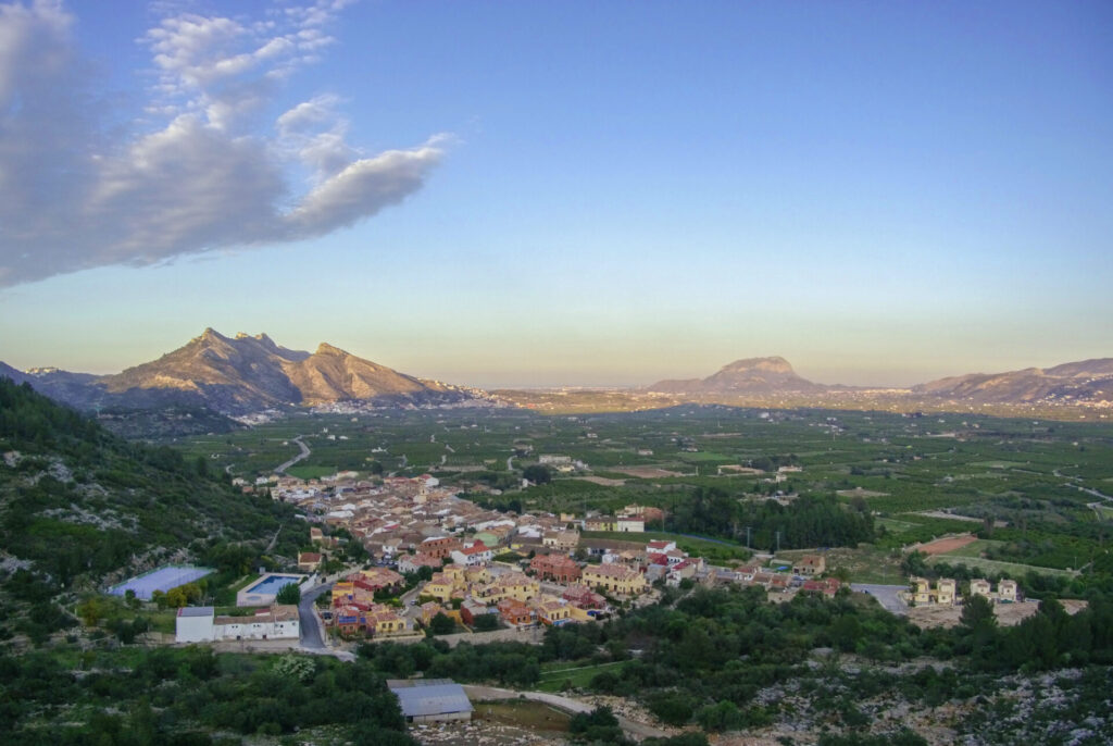 Vistas de Sagra. Valle