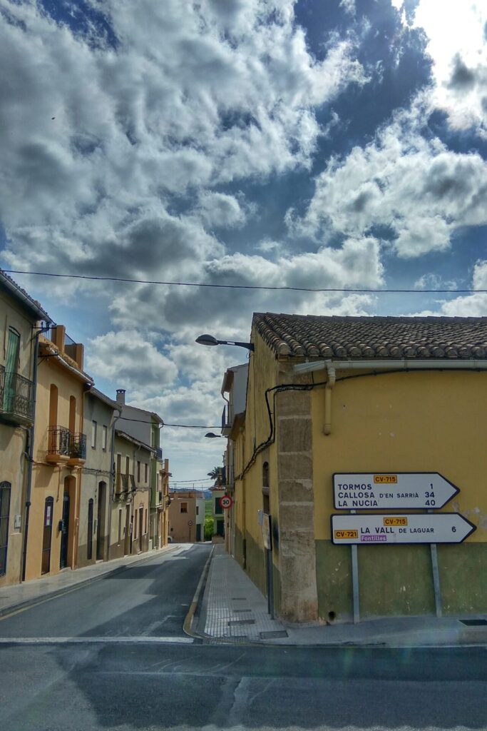 Vista carrer de Sagra