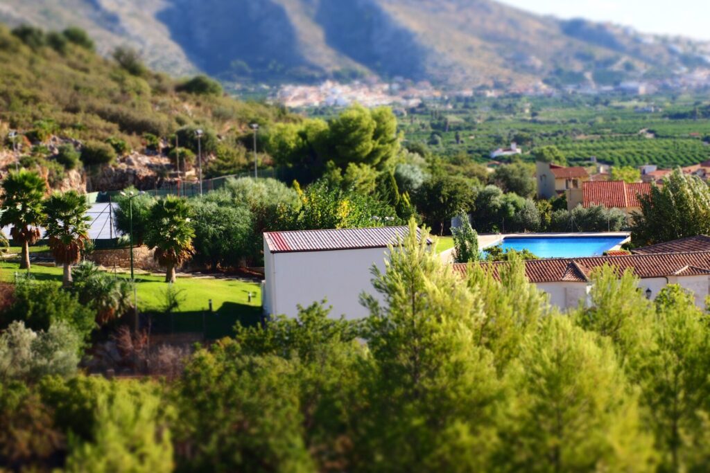 vista piscina de Sagra