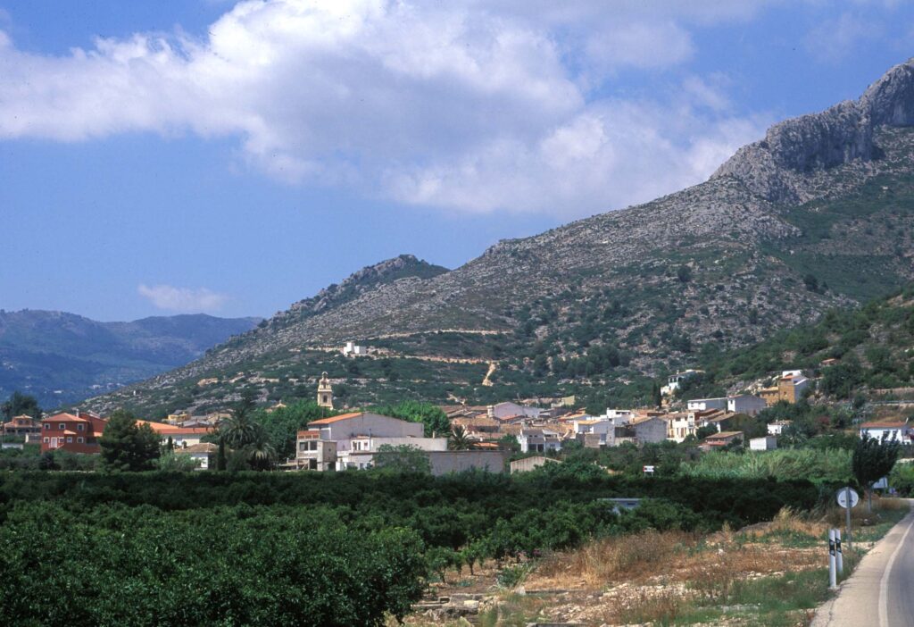 Vistas de Sagra montañas